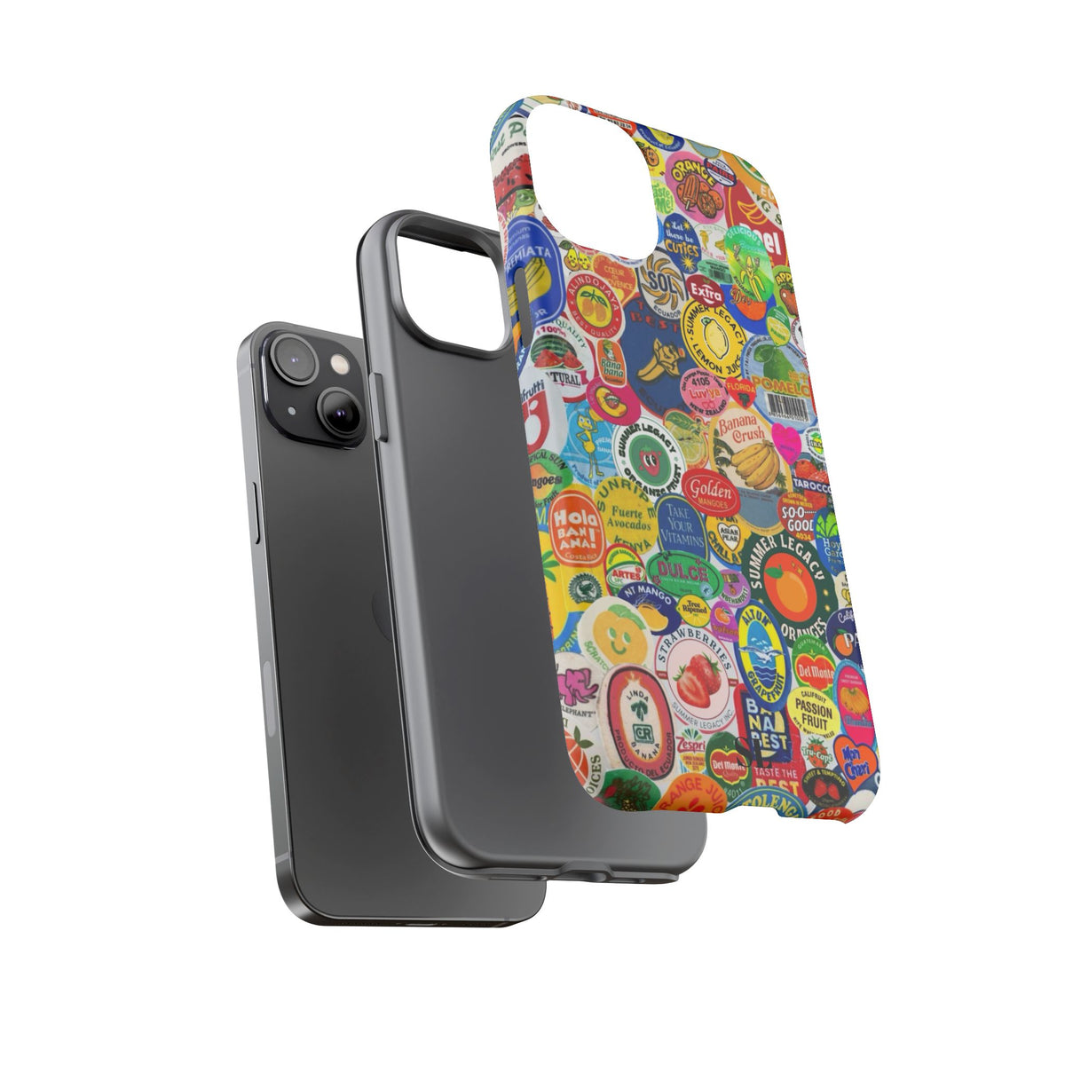Fruit Stickers iPhone Case