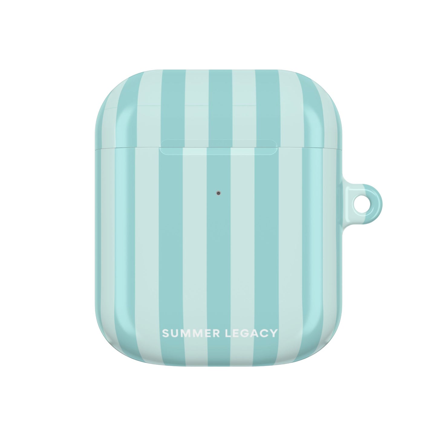 Teal Stripe AirPod Case