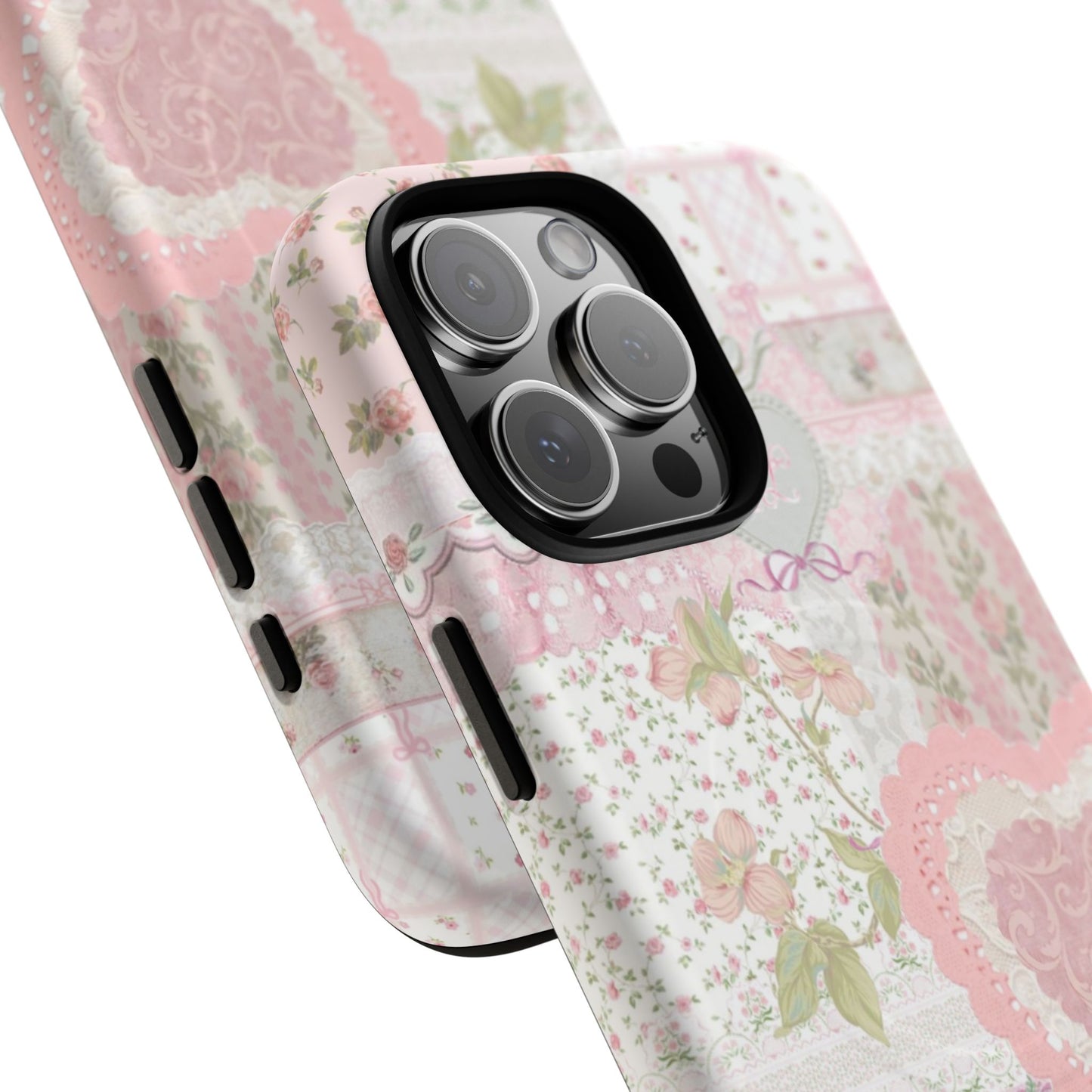 Blushing Floral Patchwork MagSafe Case