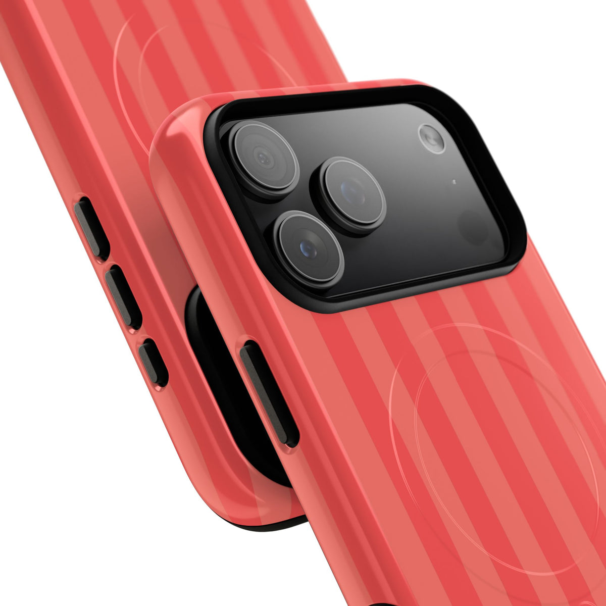 Coral Stripe MagSafe Case