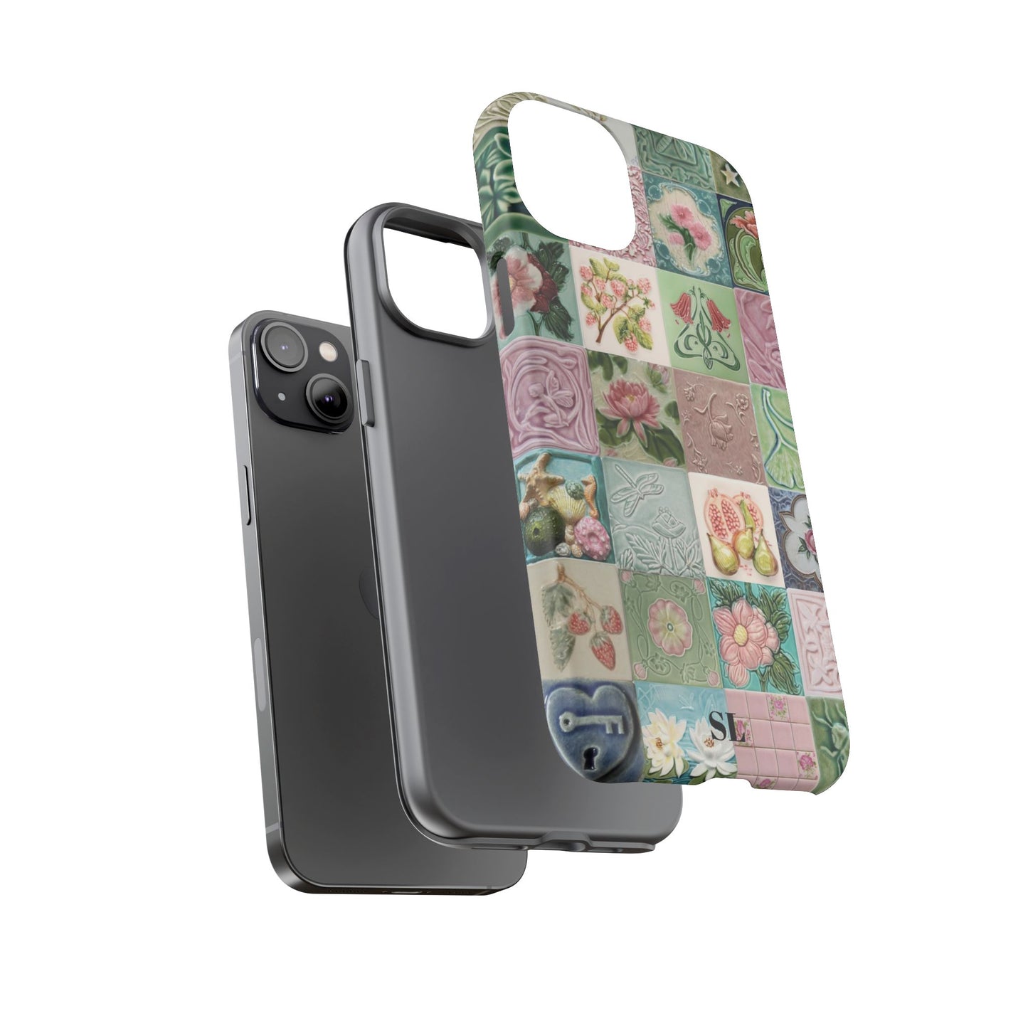 Garden Mosaic Tiles iPhone Case