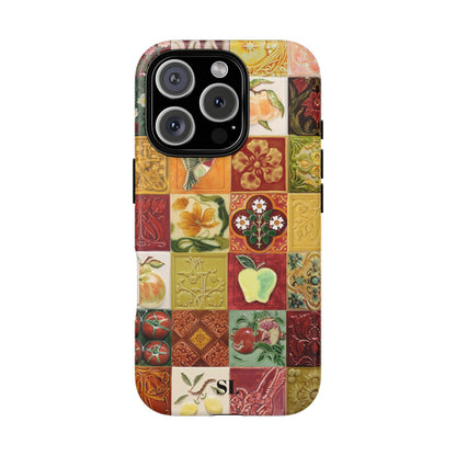 Orchard Mosaic Tiles iPhone Case