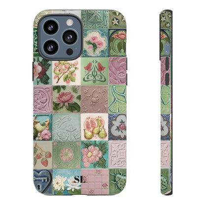 Garden Mosaic Tiles iPhone Case