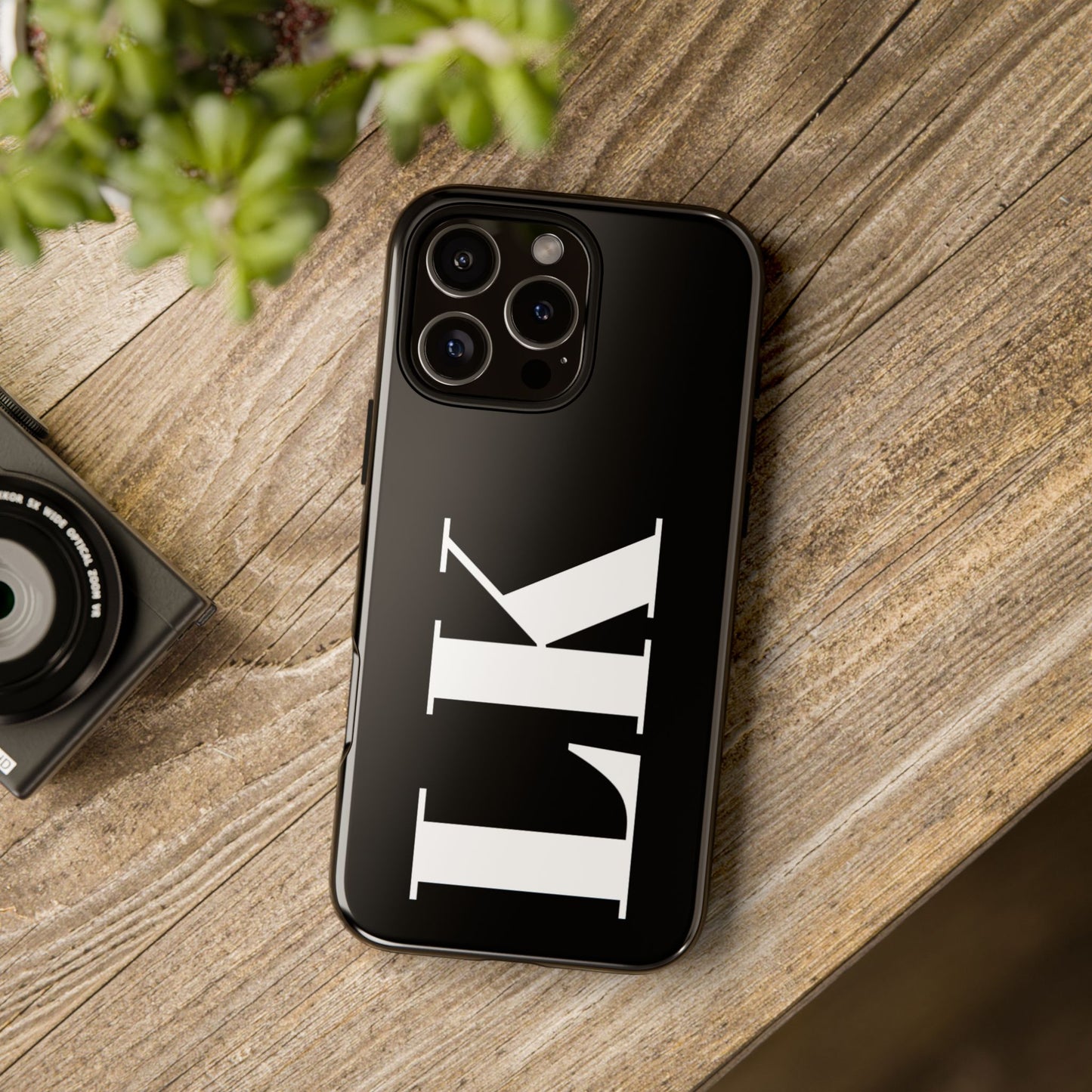Ebony Custom Initial iPhone Case