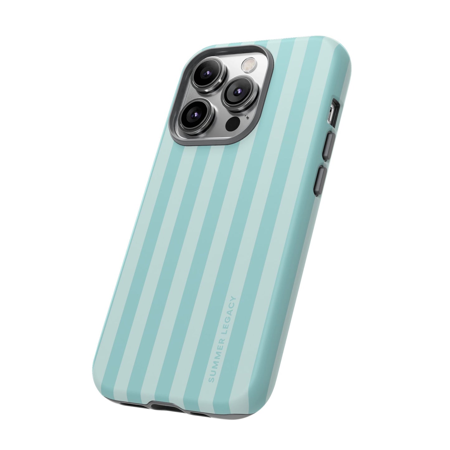 Teal Stripe iPhone Case