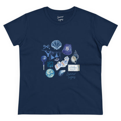 Blue Collage Tee