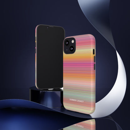 Champagne Ombre Stripe iPhone Case