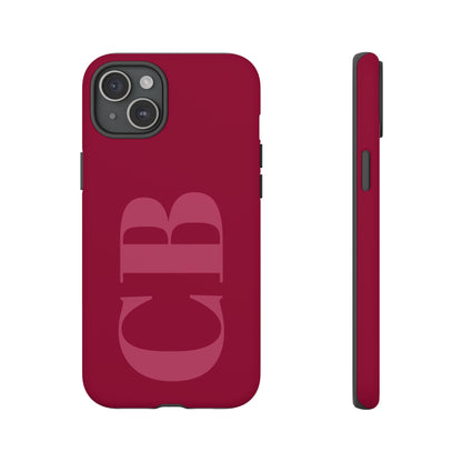 Berry Custom Initial iPhone Case