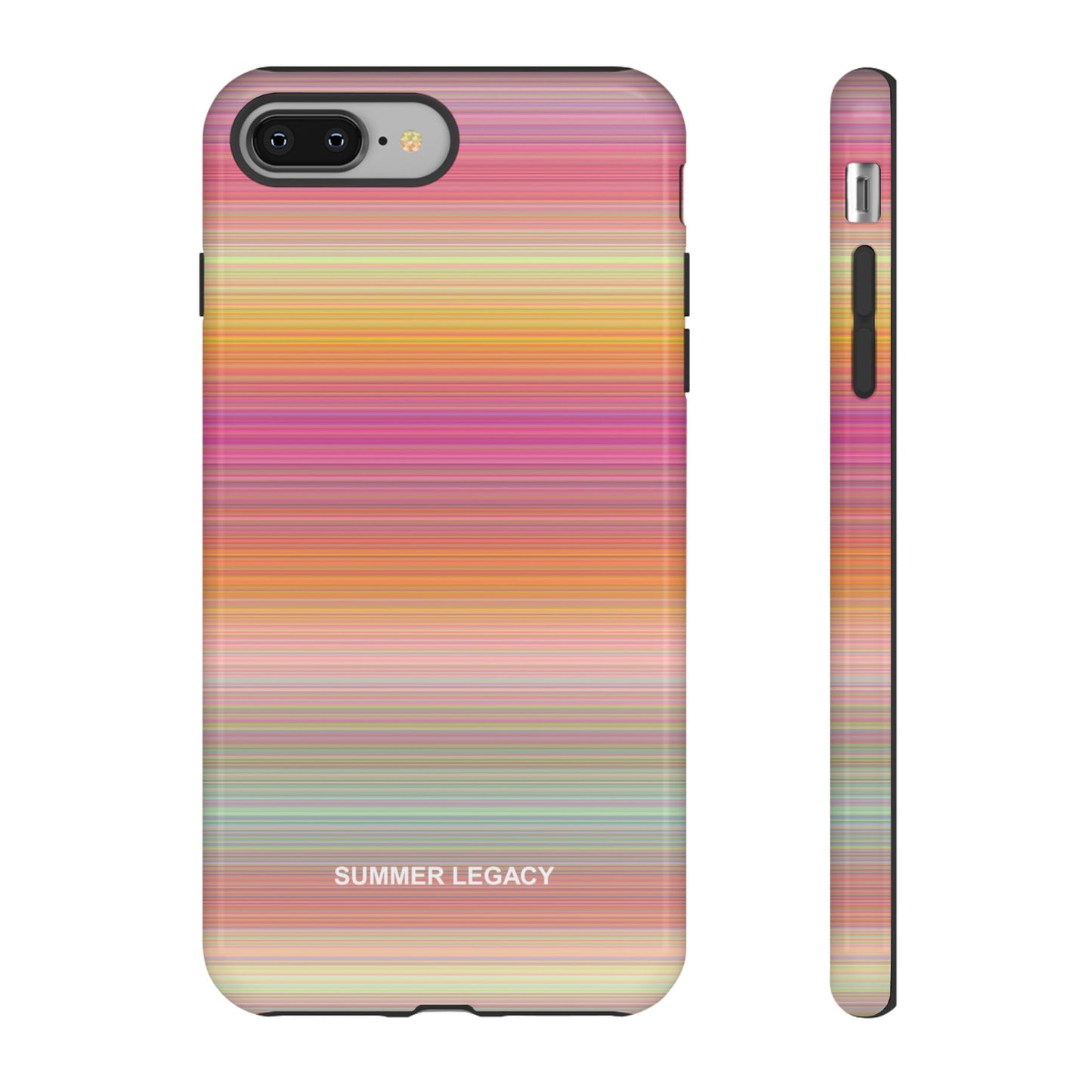 Champagne Ombre Stripe iPhone Case