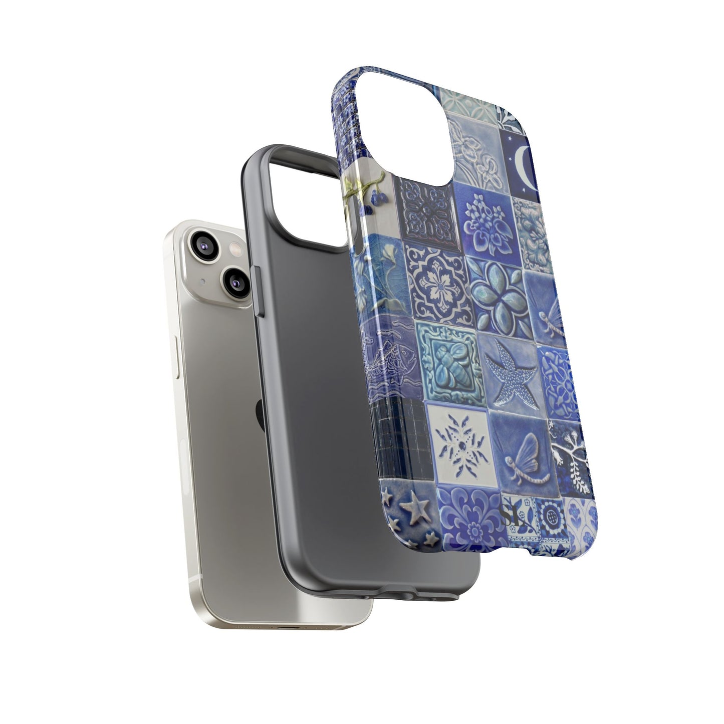 Midnight Mosaic Tiles iPhone Case