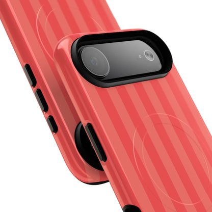 Coral Stripe MagSafe Case
