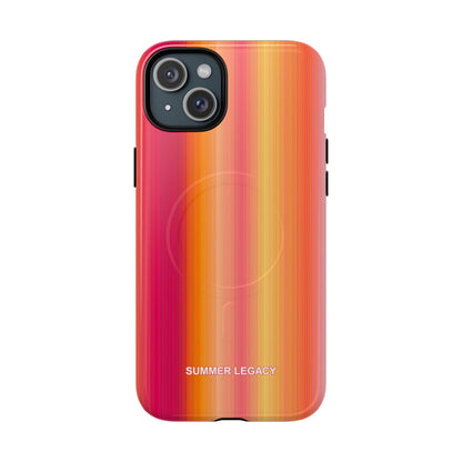 Amber Glow Ombre Stripe MagSafe Case