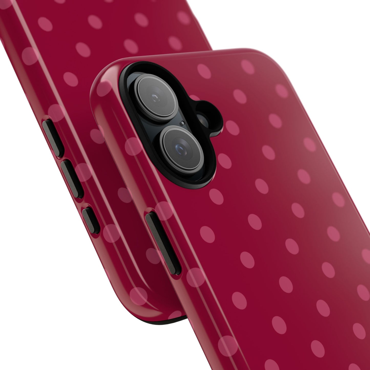 Berry Polka Dot iPhone Case