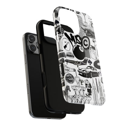 Black and White MagSafe Case