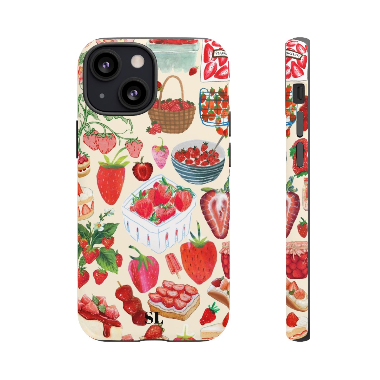 Strawberry Collage iPhone Case