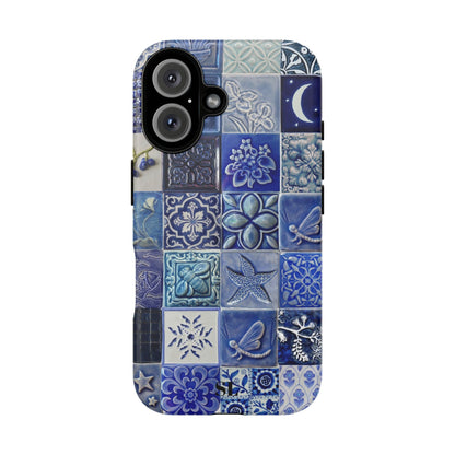 Midnight Mosaic Tiles iPhone Case