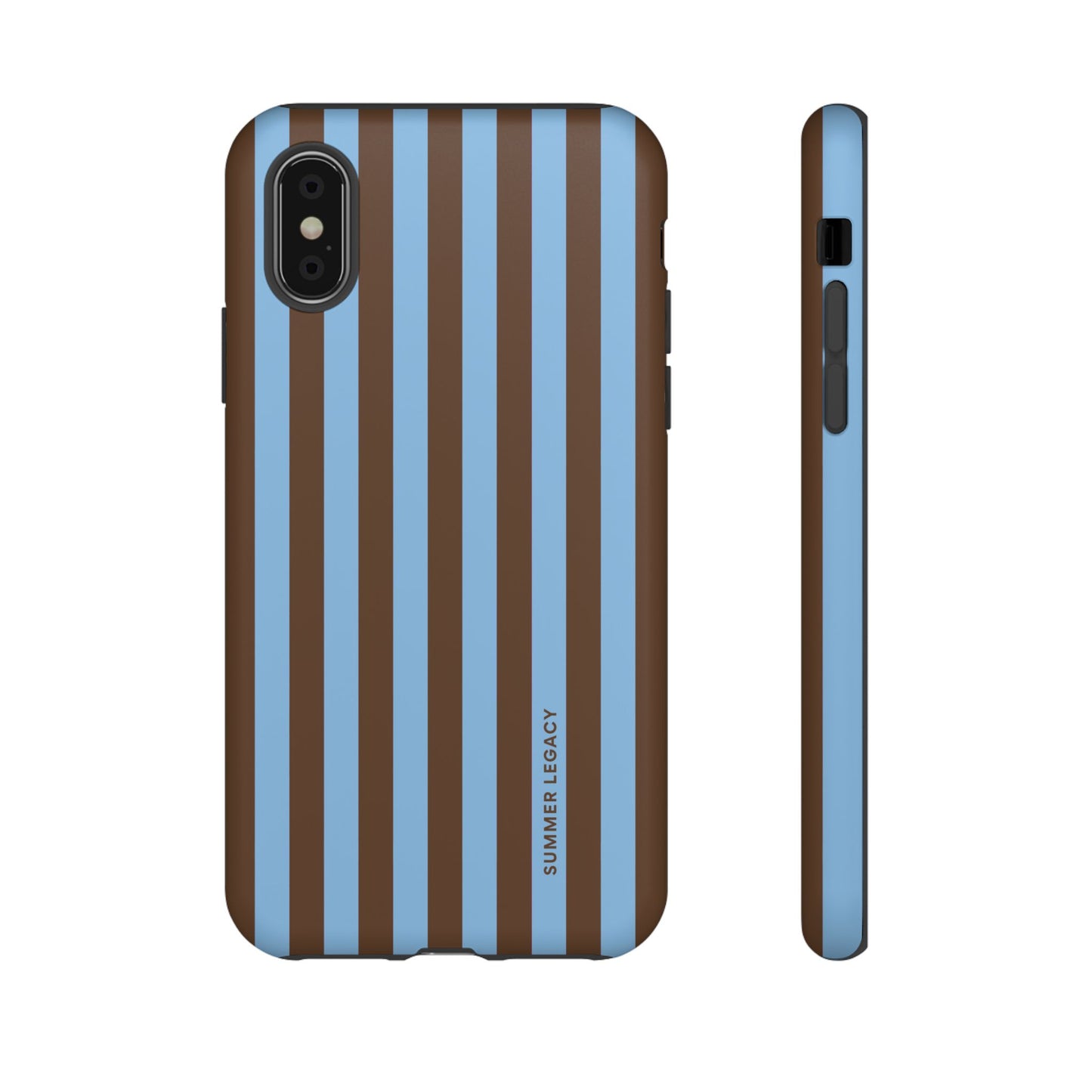 Mocha Stripe iPhone Case