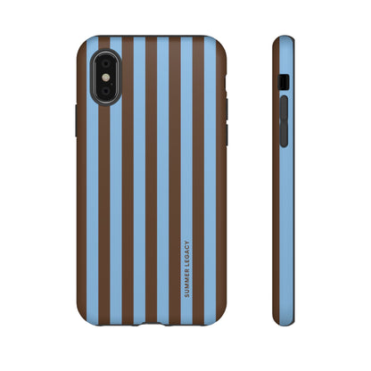 Mocha Stripe iPhone Case