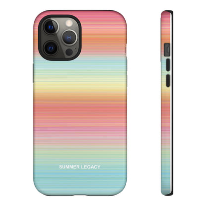 Sunrise Ombre Stripe iPhone Case