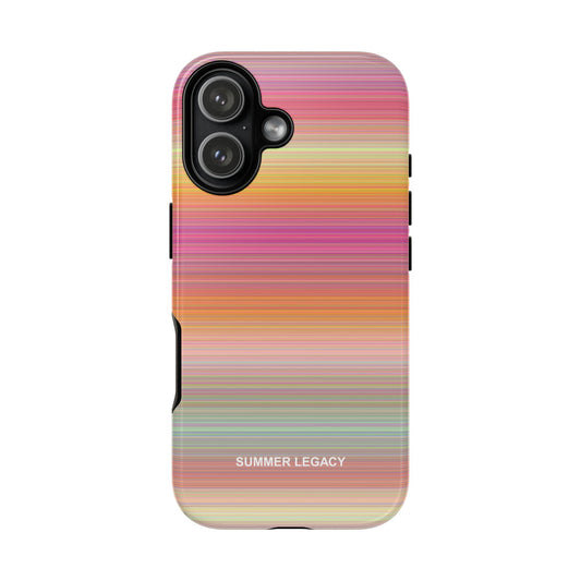 Champagne Ombre Stripe iPhone Case