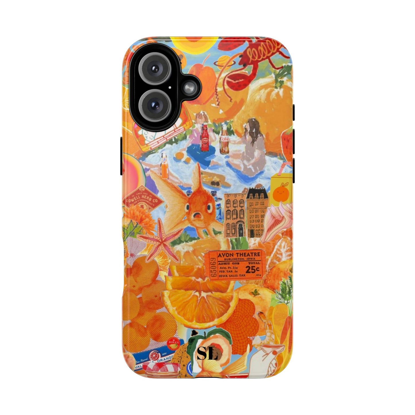 Orange Goldfish iPhone Case