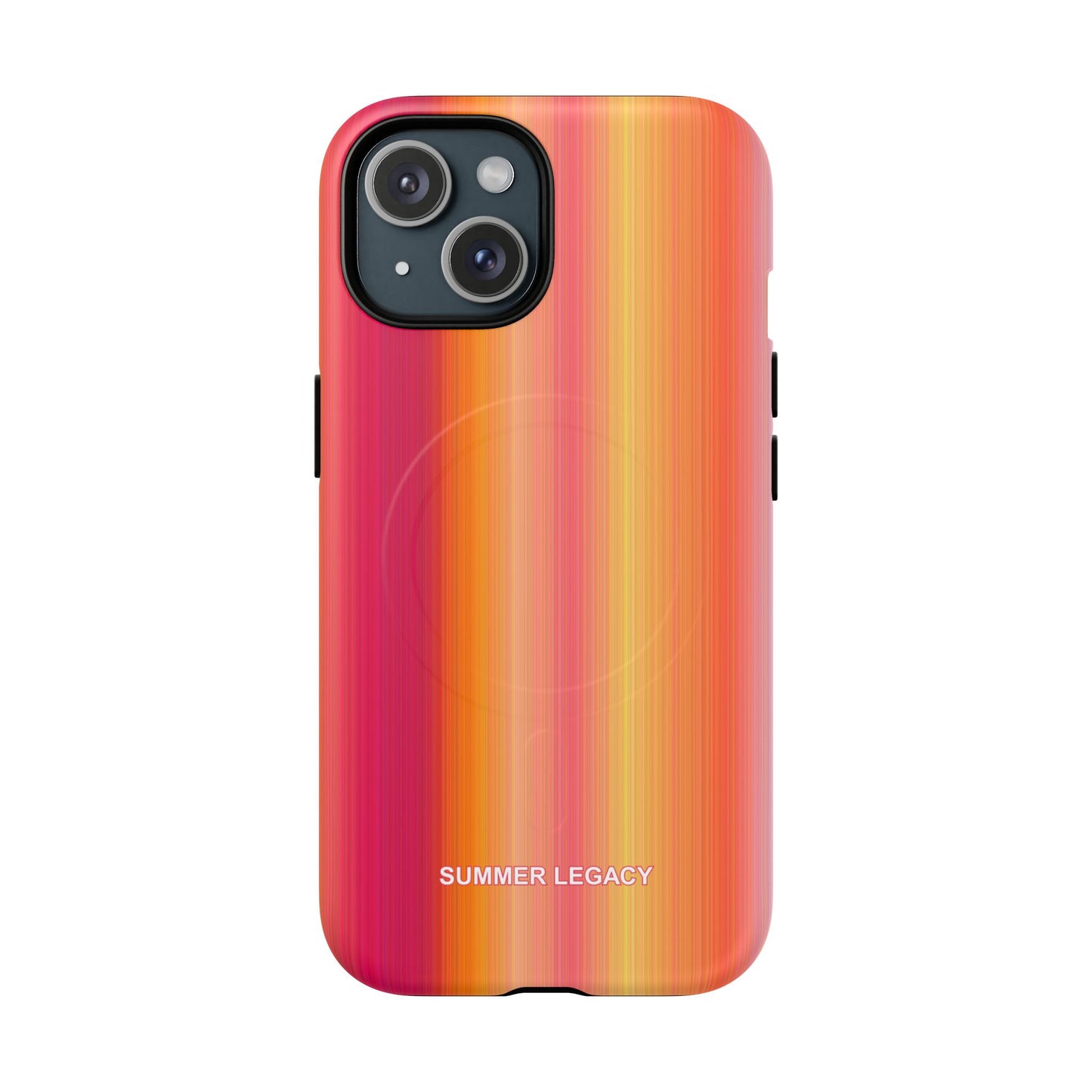 Amber Glow Ombre Stripe MagSafe Case