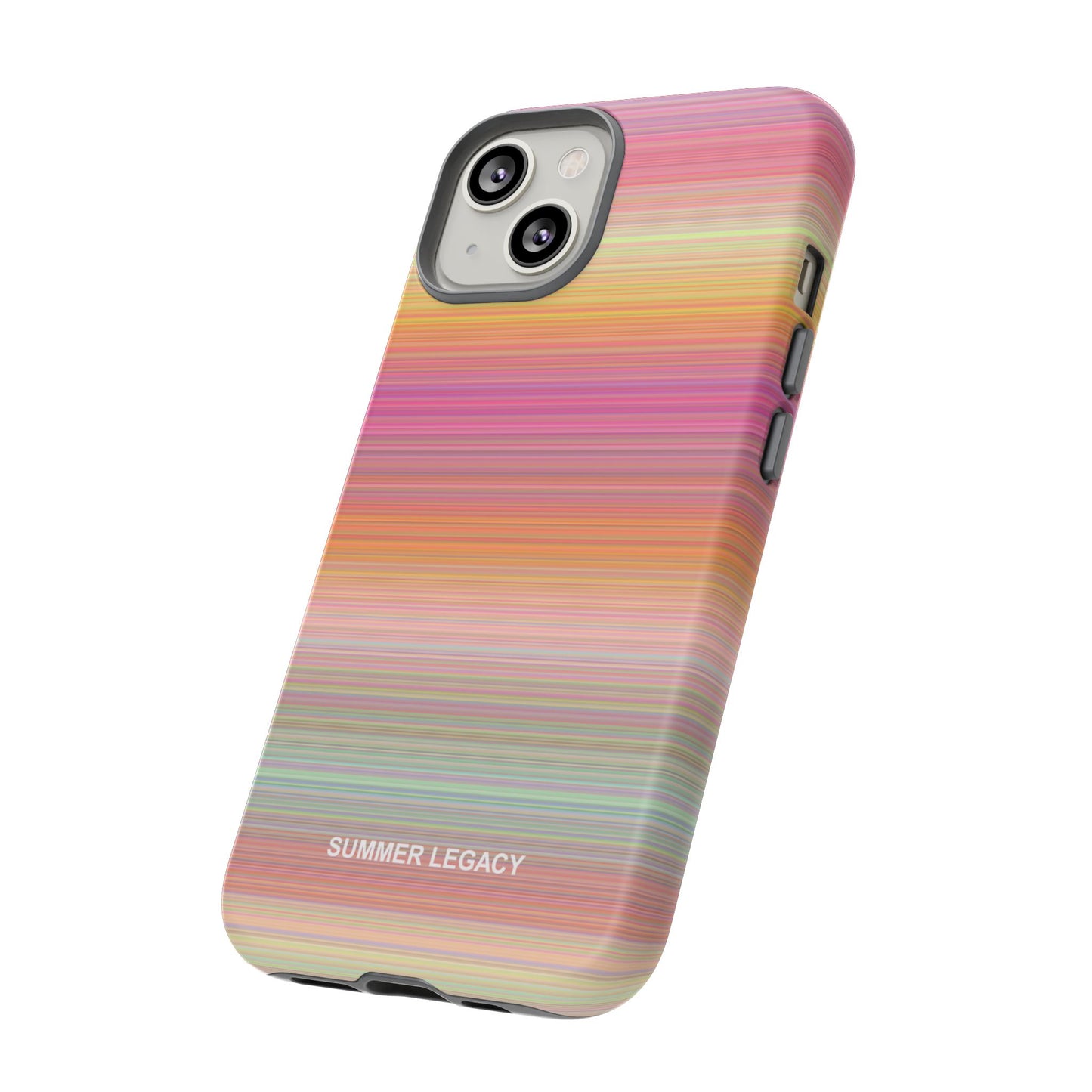 Champagne Ombre Stripe iPhone Case