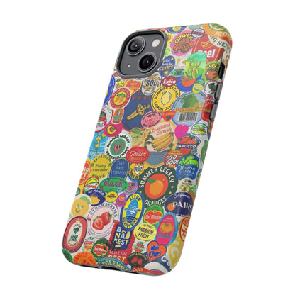 Fruit Stickers iPhone Case