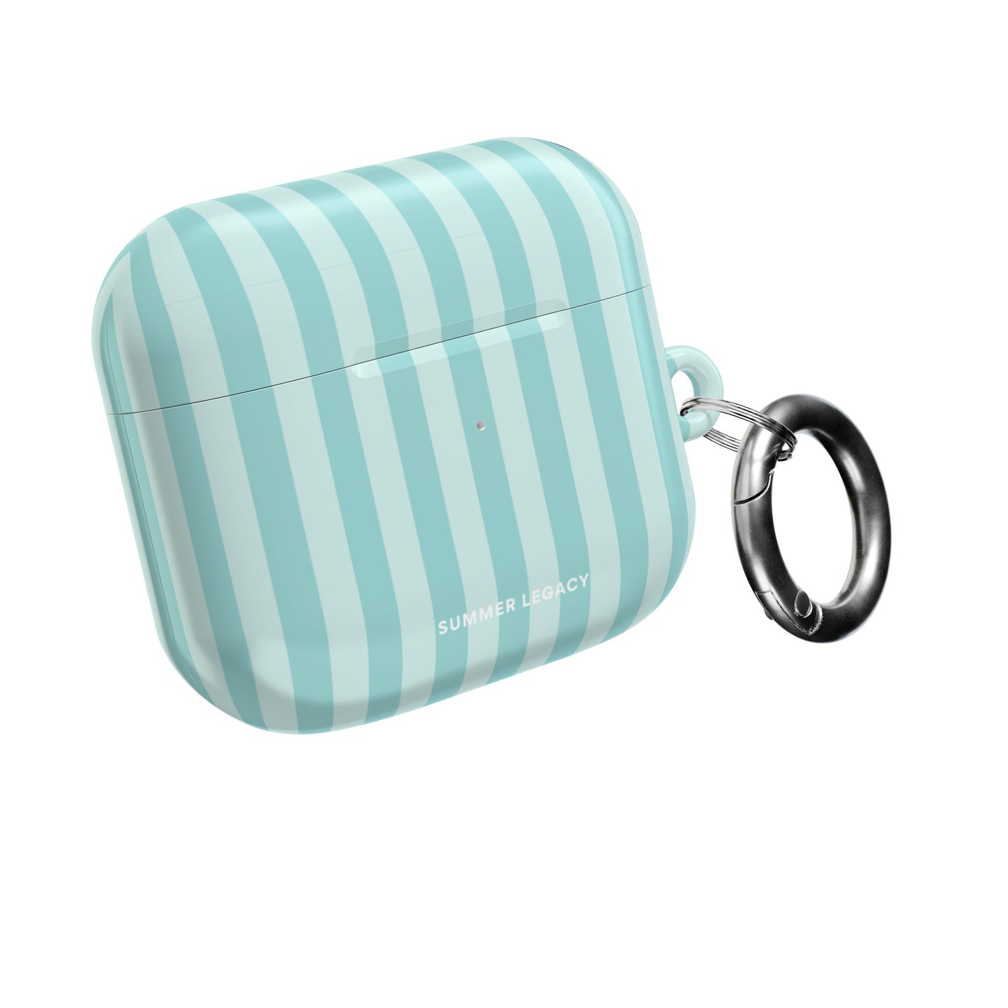 Teal Stripe AirPod Case