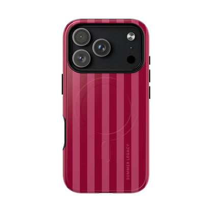 Berry Stripe MagSafe Case