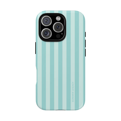 Teal Stripe iPhone Case