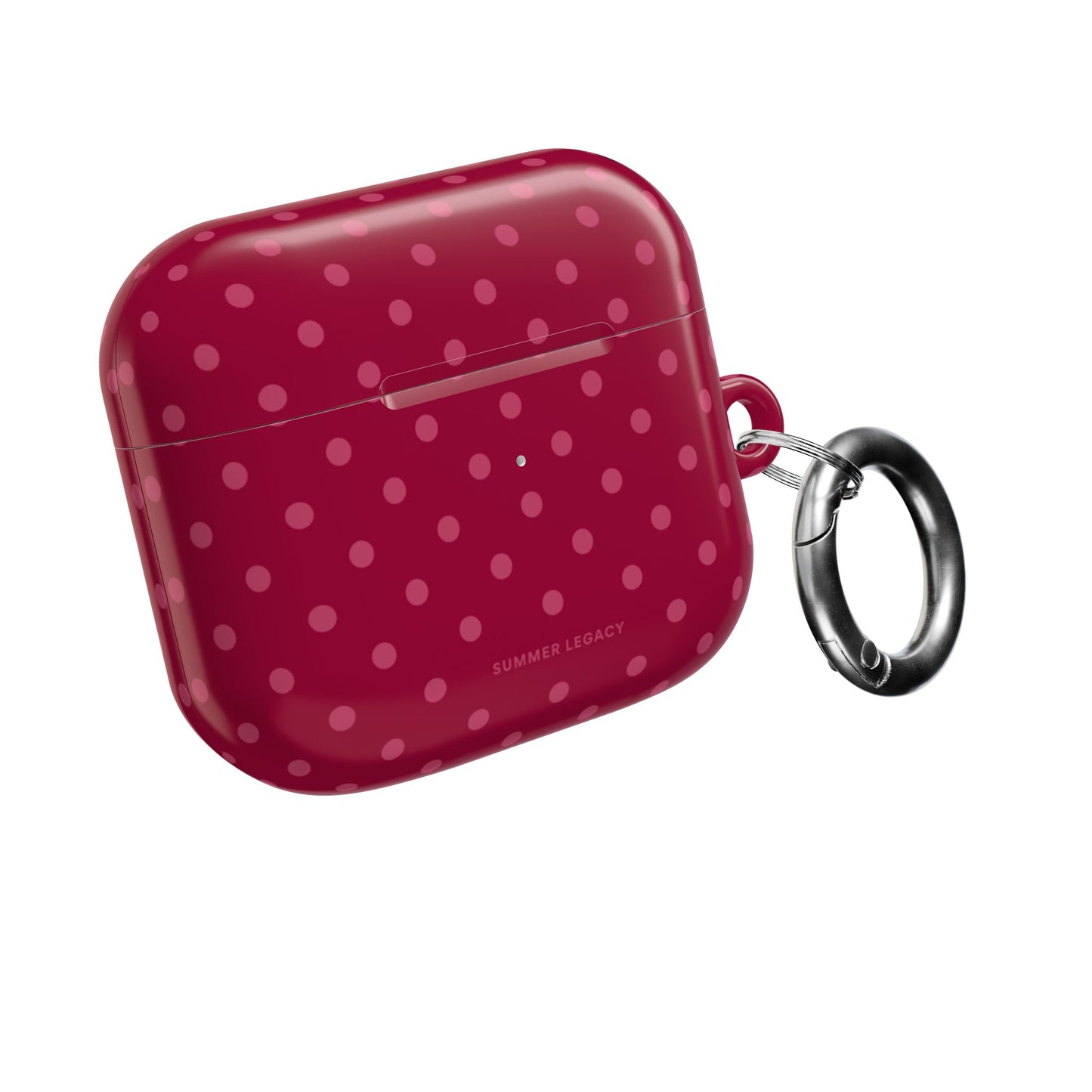 Berry Polka Dot AirPod Case