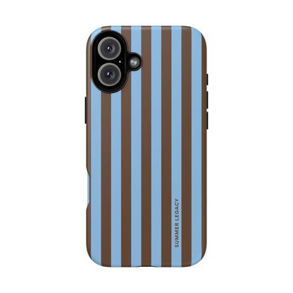 Mocha Stripe iPhone Case
