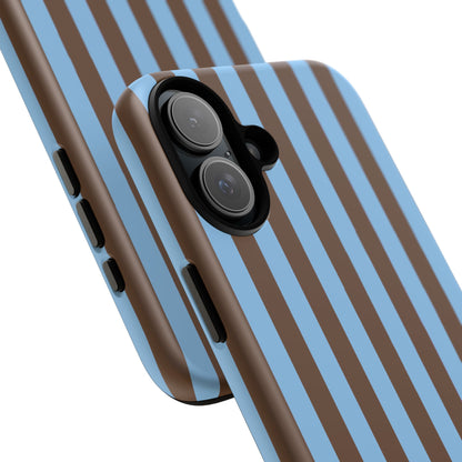 Mocha Stripe iPhone Case