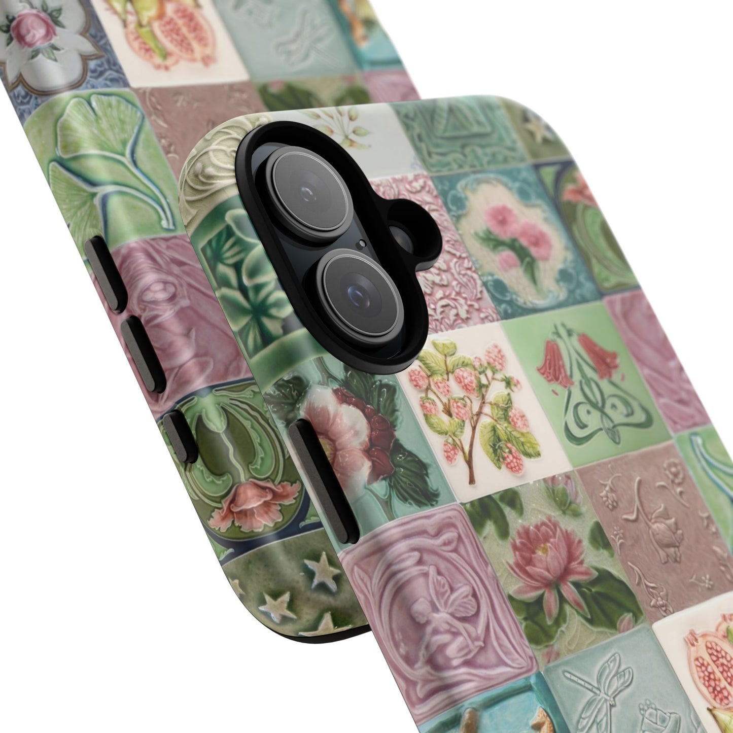 Garden Mosaic Tiles iPhone Case