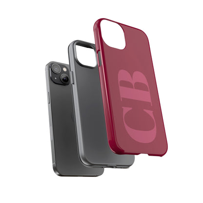 Berry Custom Initial iPhone Case