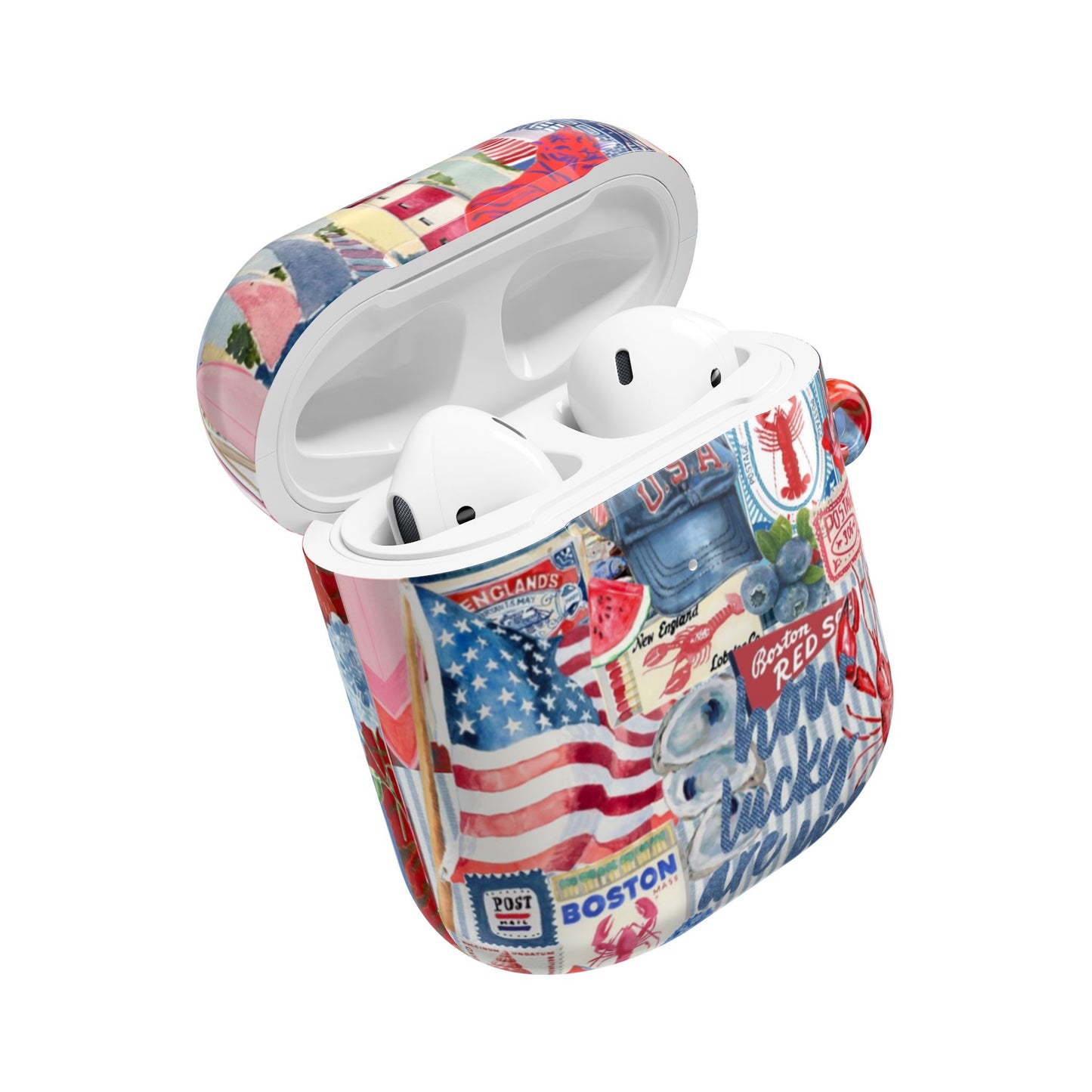 Red, White & Blue AirPod Case