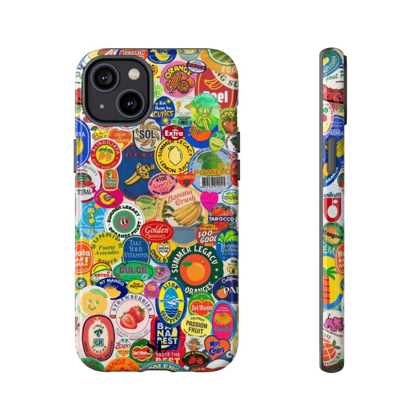 Fruit Stickers iPhone Case
