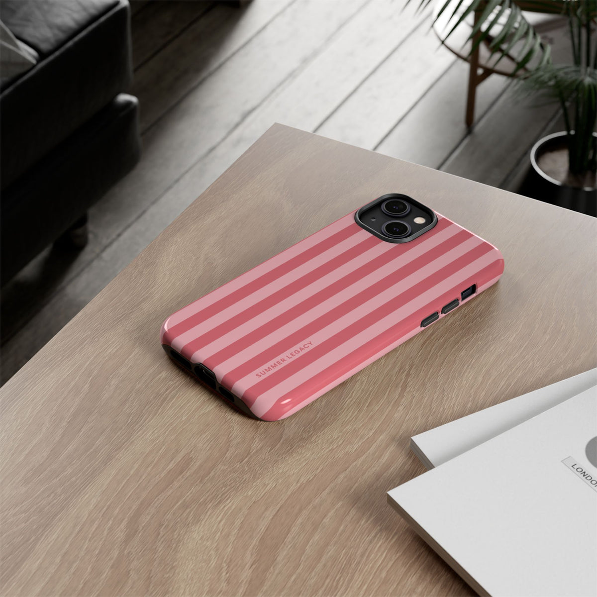 Blushing Stripe iPhone Case