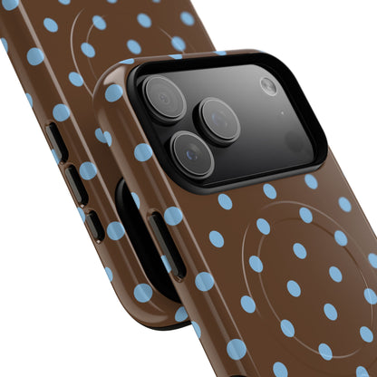 Mocha Polka Dot MagSafe Case
