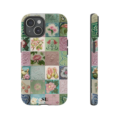Garden Mosaic Tiles iPhone Case