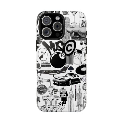 Black and White MagSafe Case