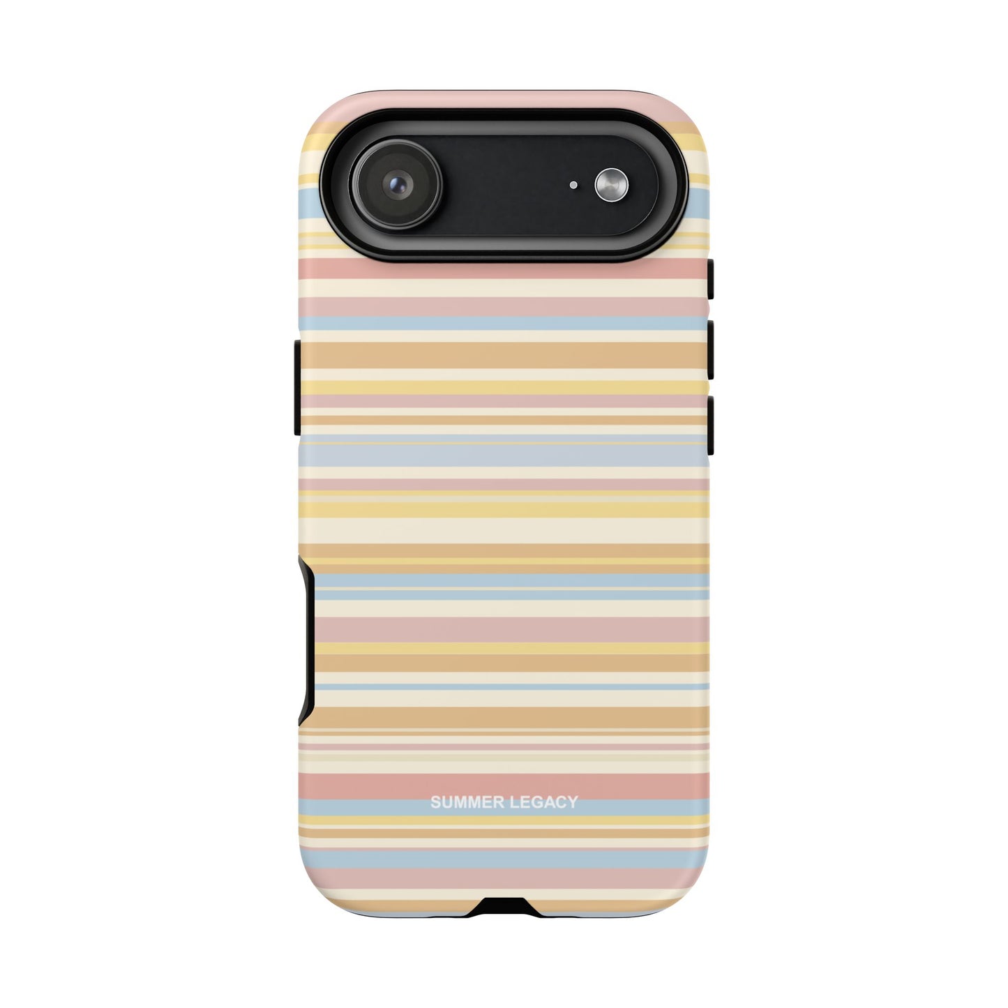 Lychee Multi-stripe iPhone Case