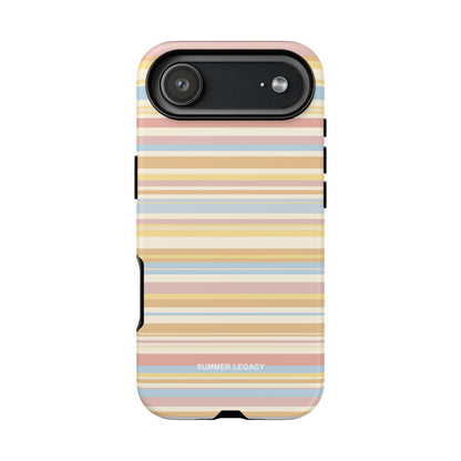 Lychee Multi-stripe iPhone Case
