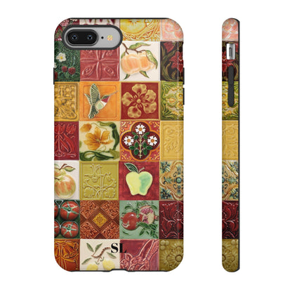 Orchard Mosaic Tiles iPhone Case