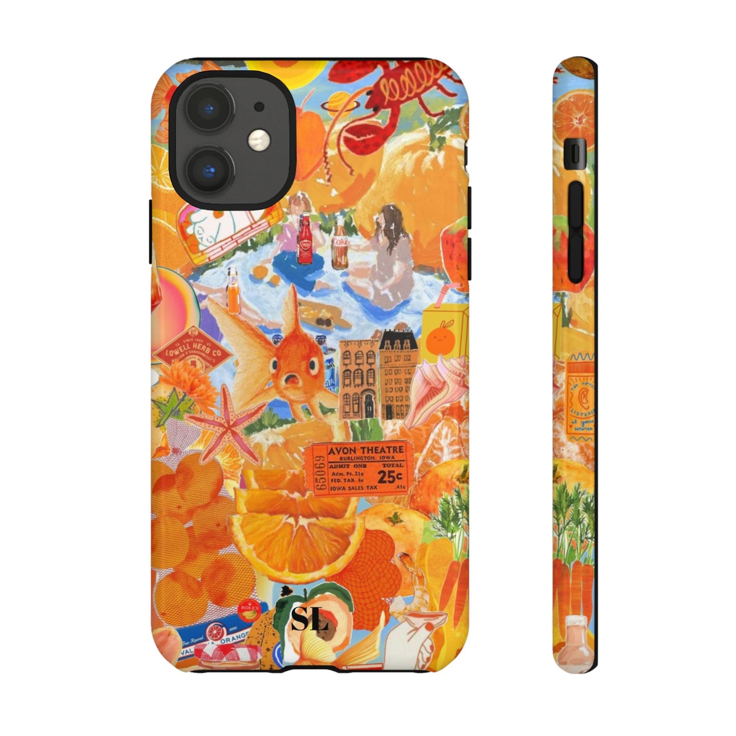 Orange Goldfish iPhone Case