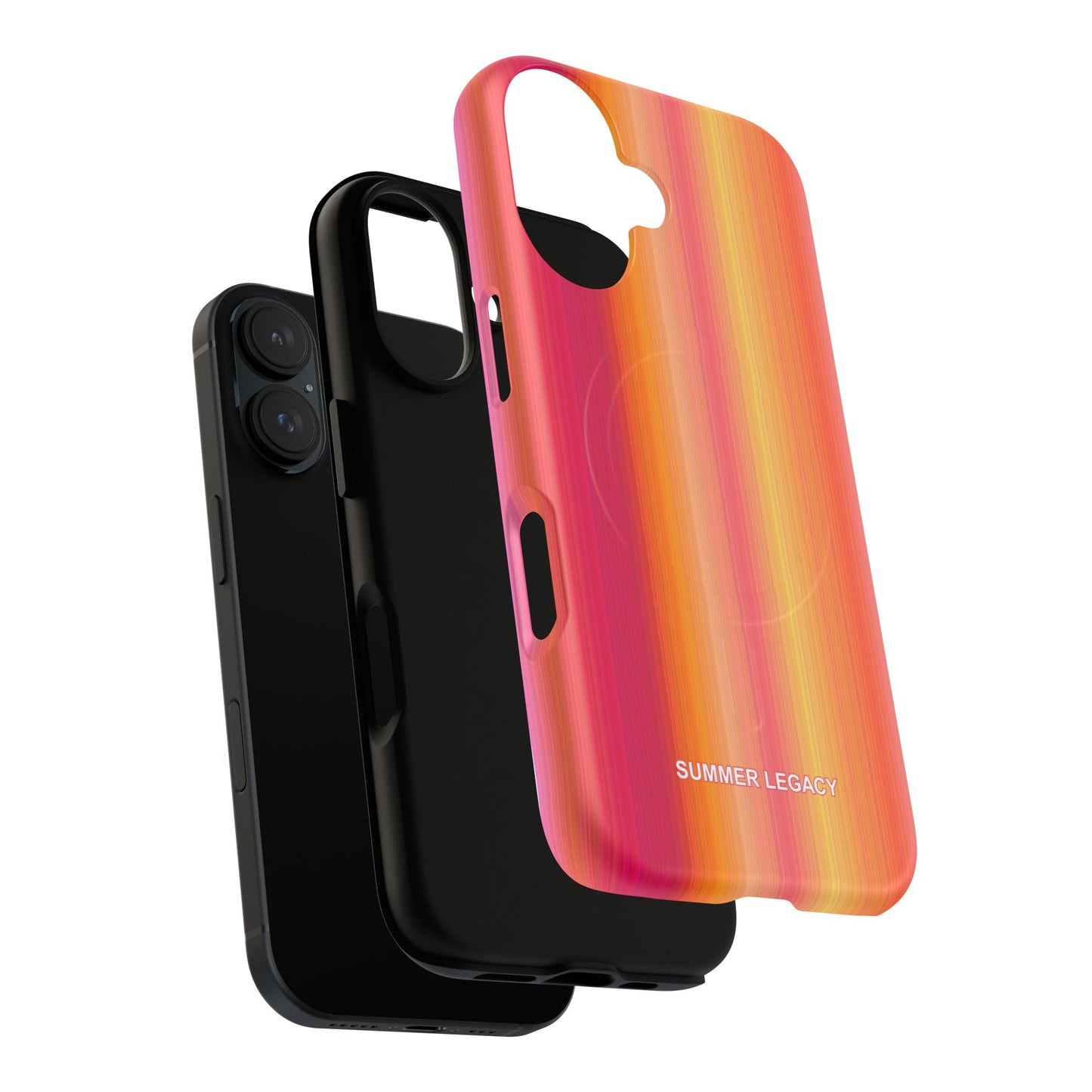 Amber Glow Ombre Stripe MagSafe Case