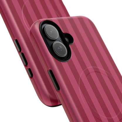 Berry Stripe MagSafe Case