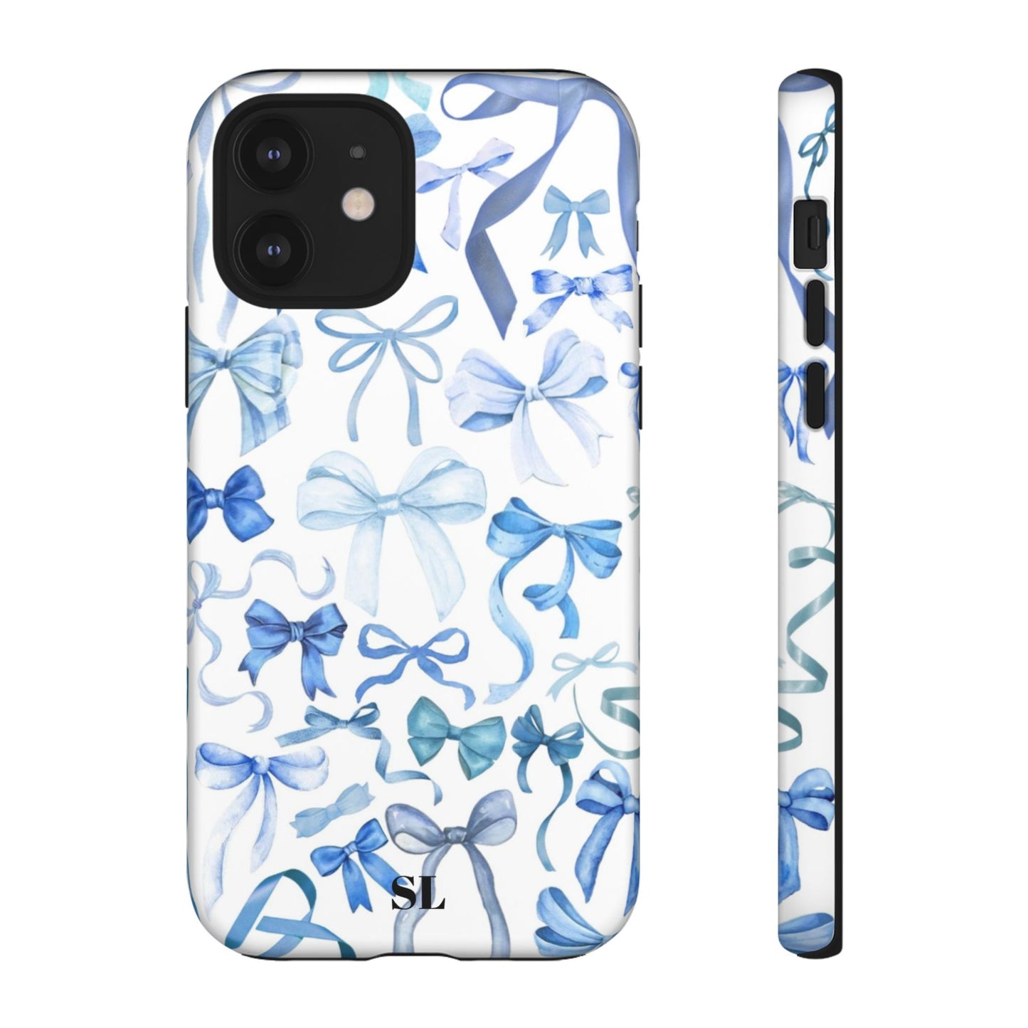 Blue Bows iPhone Case