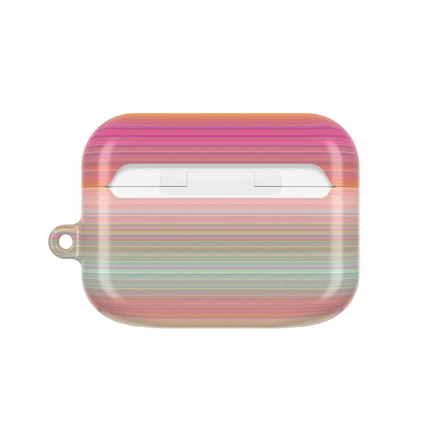 Champagne Ombre Stripe AirPod Case